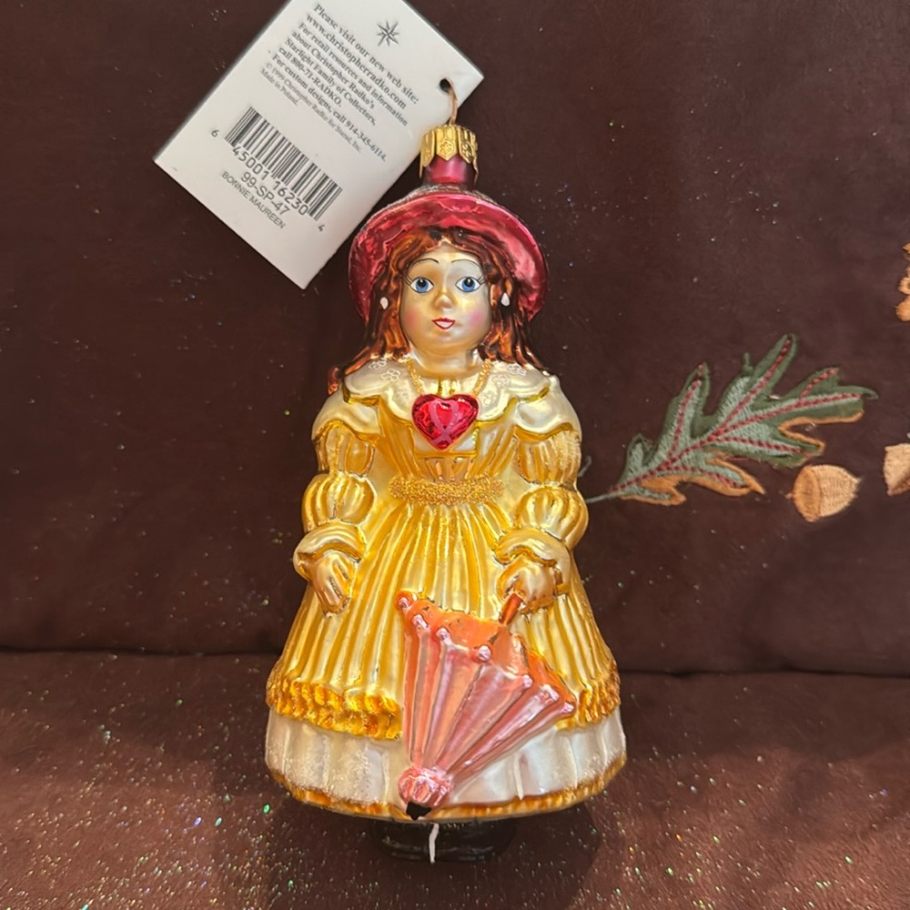 🐈‍⬛ Christopher Radko ornament EUC “Bonnie Maureen”